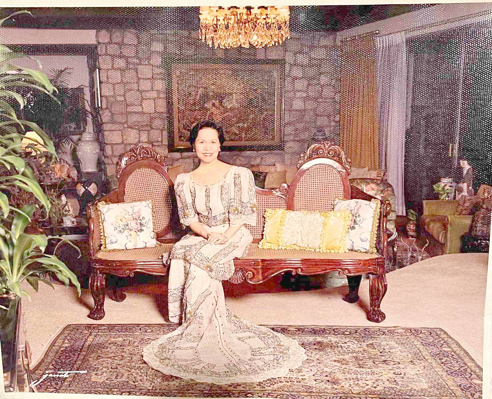 The illustrious regal Mita Rufino in a Patis Tesoro